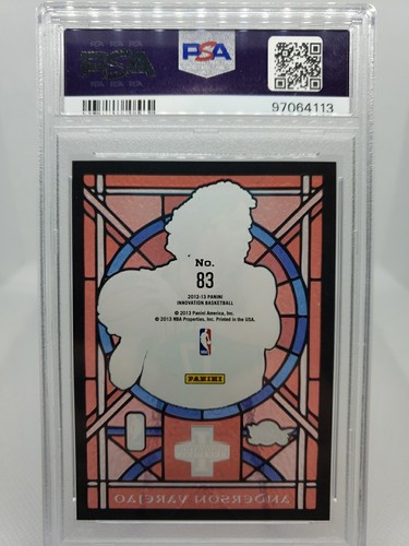 2012-13 Panini Innovation Stained Glass Anderson Varejao #83 PSA 9 - Picture 2 of 2