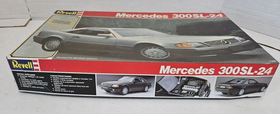 REVELL 7437 MERCEDES 300SL-24 1:24 SCALE MODEL KIT Open Box - Image 2 of 4