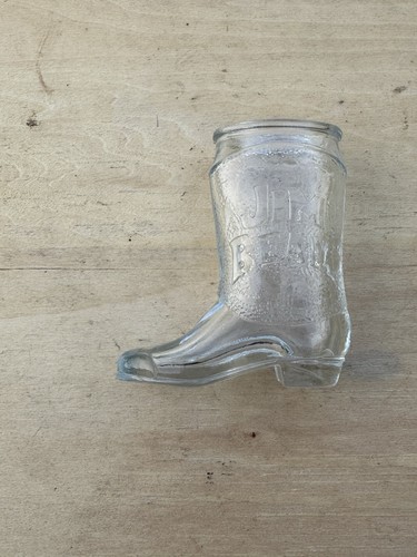 New Jim Beam Bourbon Whiskey Kentucky KY Distillery Small Boot Shaped Shot Glass - Picture 3 of 4