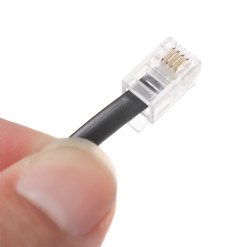 Copper Cable Spiral Phone Curve Telephone Cord Handset Line Connector Wire - Photo 5/14