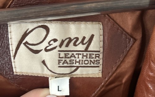 Vintage Remy Brown Cowboy Style Leather Jacket/Blazer Men’s Size L - Bild 7 von 16
