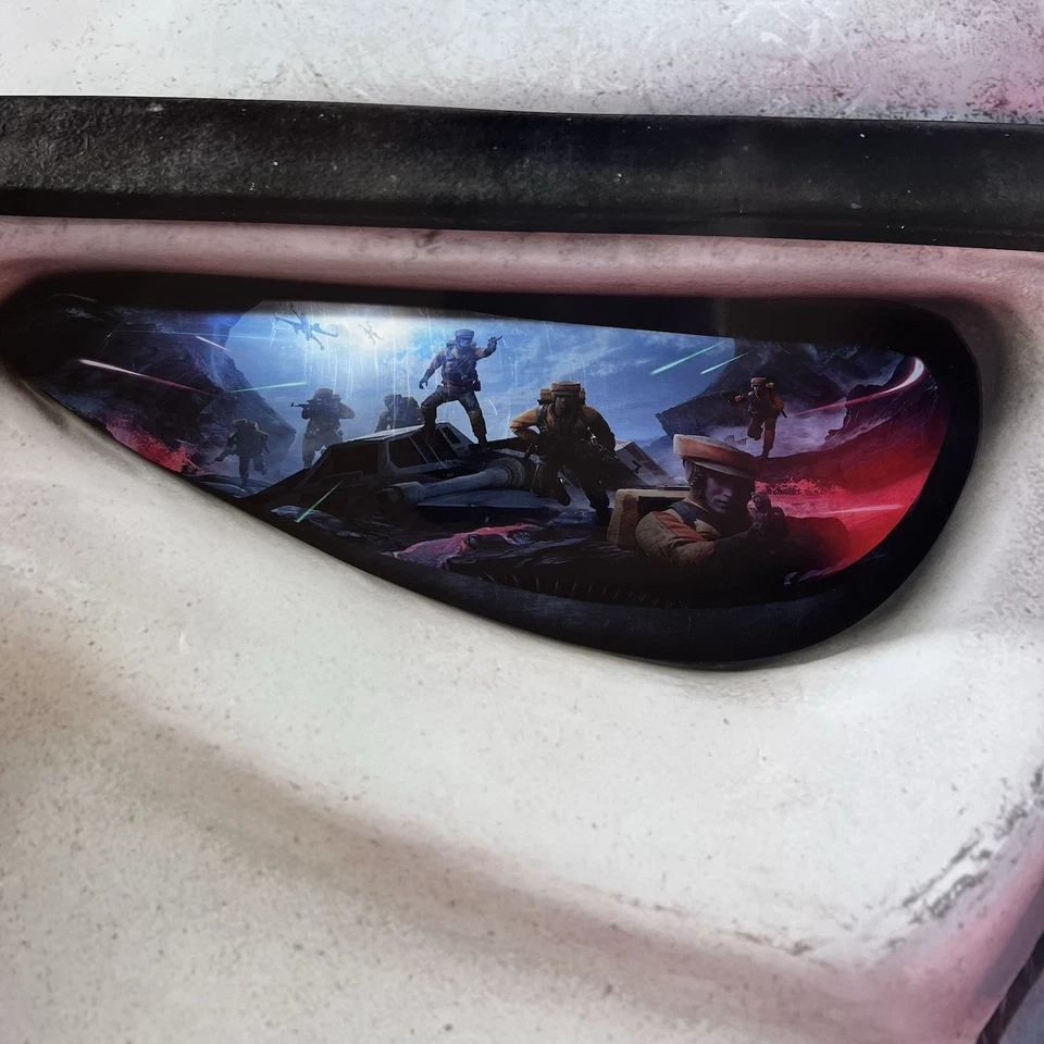 Póster promocional Star Wars Battlefront 2015 doble cara EA DICE GameStop 22,5 x 33,5 Foto 4 de 4