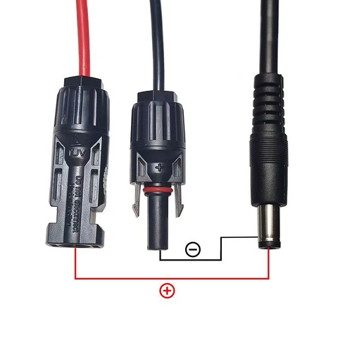 Solar Connectors Power Cable 1.5m 16 To DC5521 Adapter Extension Cable - Bild 9 von 12