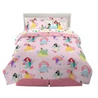 Disney Princess Full Size Comforter & Sheets with Sham, 7 Piece Set