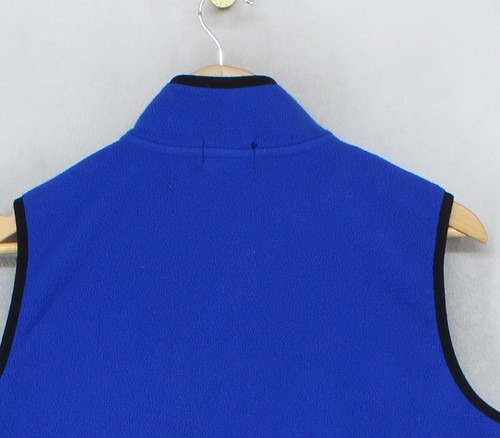 Ralph Lauren Fleeve Vest Jacket Boys Size L Blue Full Zip Retro - Picture 10 of 15