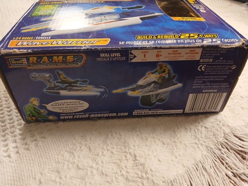 Revell R.A.M.S. Wave Warrior Easy Snap Malibu Action Figure 1/24 No Fig Open Box - Picture 3 of 14