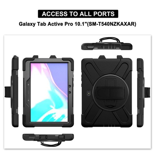 Stand Case For Samsung Tab Active 2 3 Pro / 4 Pro / Rugged Hand Shoulder Strap - Picture 15 of 55