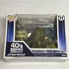 Funko Pop! Town, Star Wars 40th ESB Dagobah Yoda With Hut, #11 NIB