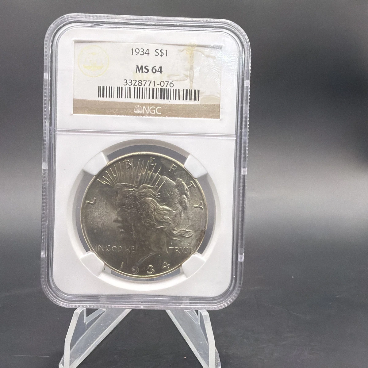 MS 64 Graded 1934 Year Peace Dollars (1921-1935) for sale | eBay