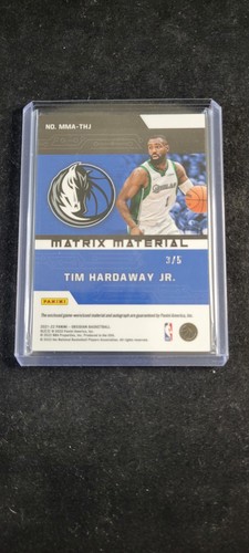 Tim Hardaway Jr, Auto, 3/5, Obsidian, Topps Midnight Auto, Red /299, 10 Cardlot - Picture 3 of 6