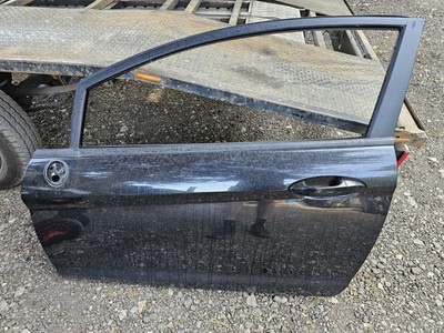 FORD FIESTA MK7 3-TÜRER 2008-12 TÜR VORNE LINKS BEIFAHRERSEITE SCHWARZ D9