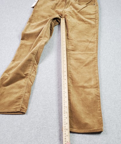 Polo Ralph Lauren Varick Slim Straight Pants Mens 31x30 Brown Corduroy Stretch - Picture 3 of 17