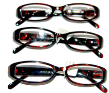 3 pair READING GLASSES Quality Compact Womens Girls fashion Tortoise  2.50
