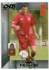 figurina CARD CALCIATORI CALCIO CARDS 2005 numero 95 LIVORNO PASSONI