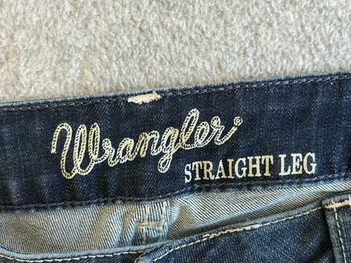 Wrangler Jeans Womens 9 Straight Dark Wash Mid Rise Western Cowgirl Stretch Blue - Picture 13 of 13