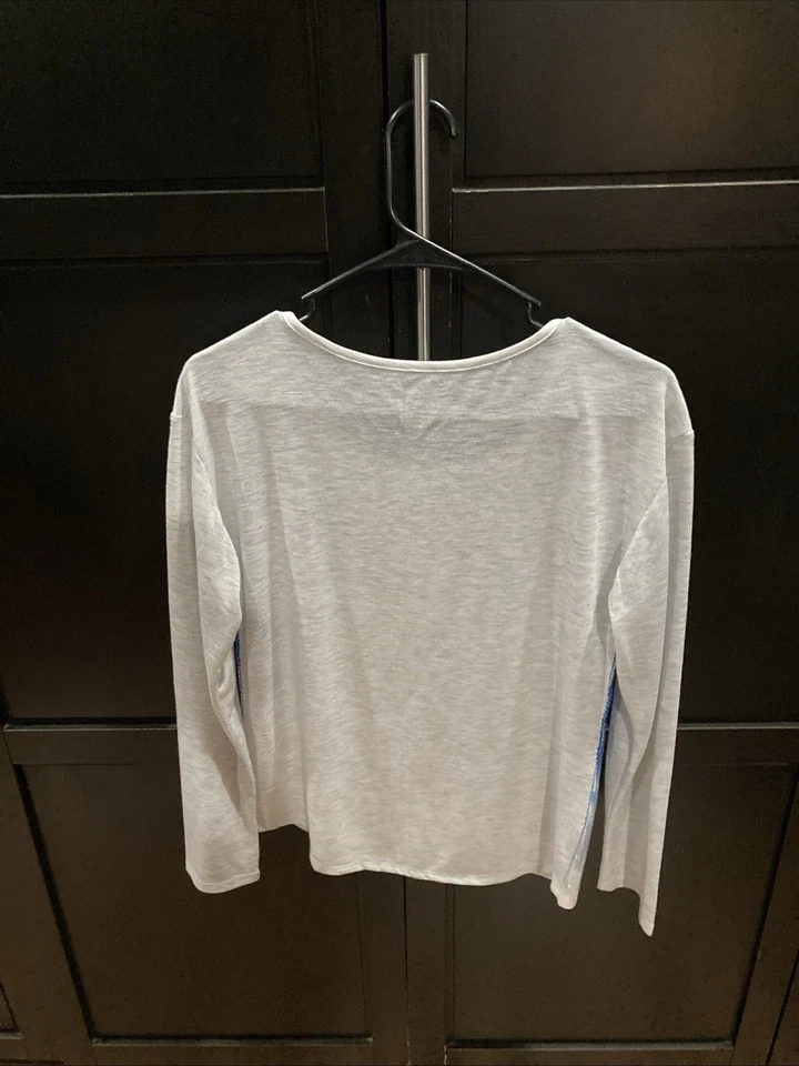 Justice блестками длинным рукавом рубашка для девочек размер 18 ** РЕДКАЯ!!** Винтажный!! 2008 - Изображение 3 из 3