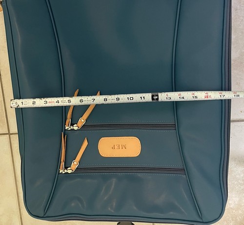 Jon Hart Design Canvas Leder Gepäck Koffer auf Rollen 24”x17”x9,7/8” - Bild 13 von 15