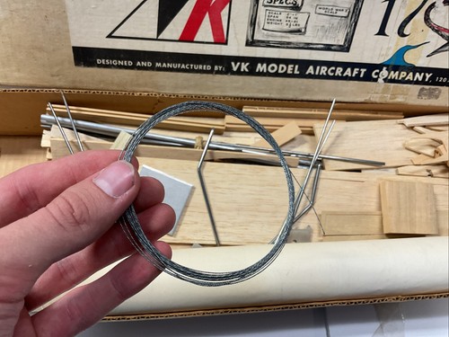 VK MODEL AIRCRAFT 1917 NIEUPORT 17 54" WINGSPAN BALSA AIRPLANE KIT FOR .49 -.61 - Picture 7 of 24