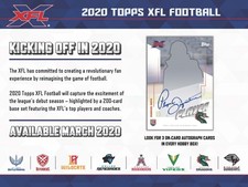 2020 Topps XFL Football Cards Complete Your Set You Pick your Player (#1-#175)