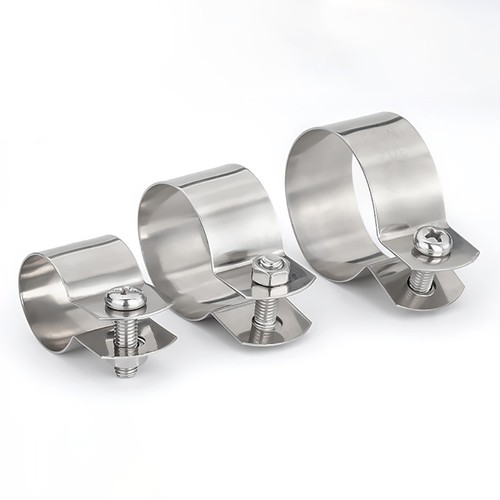 304 Stainless Steel Pipe Clamp U-Bolt Hose Clip 10 - 115mm Plumbing Fixing - Picture 11 of 68