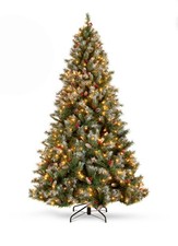 Best Choice Products SKY5880 6ft Pre-Lit Pre-Decorated Holiday Christmas Tree w/