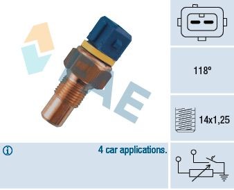 SENSOR, COOLANT TEMPERATURE 34050 - Picture 1 of 4