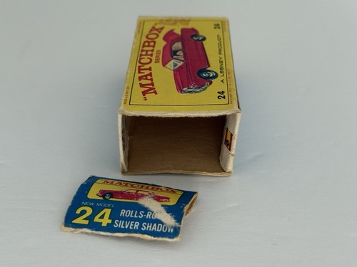 Matchbox Lesney #24 Rolls-Royce Silver Shadow in Original Box - Picture 10 of 10