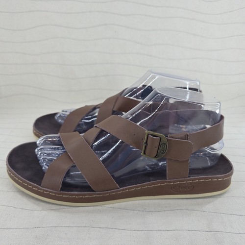 Chaco Wayfarer braune Damen-Riemchensandalen mit Z-Riemen Größe 9,5 *LESEN* - Bild 2 von 12