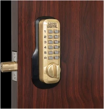 Lockey M210 M Series Keyless Entry Single Combination Mechanical - Brass