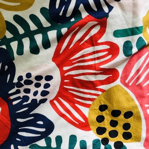 Ikea SOMMARASTER King Duvet Cover/2 Pillowcases New Old Stock Vibrant Floral AOP - Picture 11 of 15