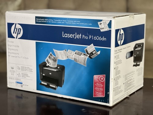 Impresora láser monocromática HP LaserJet Pro P1606dn NUEVA red dúplex sellada - Imagen 1 de 5