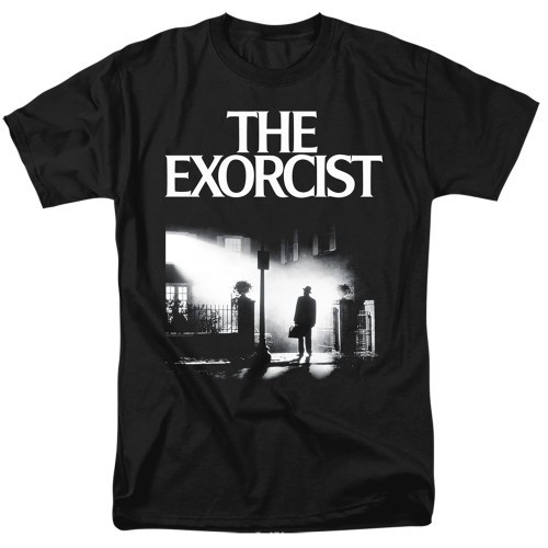 The Exorcist Poster Adult 18/1 T-Shirt Black - Picture 1 of 3