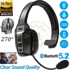 Over-The-Head Wireless Bluetooth Headset w/ Microphone,HD Audio for Office Phone