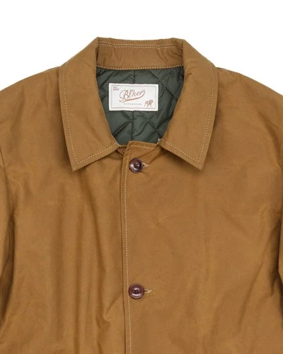 🔵 Bl’ker - Waxed Holmes Coat BLKMAI26-W5046 Brown Men's New FW26 image 5