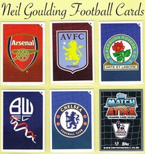 Topps MATCH ATTAX 2011-12 ☆ PREMIER LEAGUE - CLUB BADGES ☆ Cards #C1 to #C20