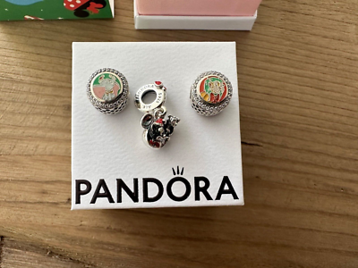 Pandora Disney Parks Exclusive Christmas 2023 set of 3