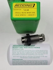 74148 REDDING SMALL BASE BODY SIZING DIE - 30-06 SPRINGFIELD - BRAND NEW
