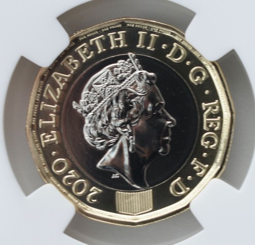 2020 Pound £1 NGC MS70 DPL Great Britain UK Coin Uncirculated Royal Mint - Picture 3 of 3