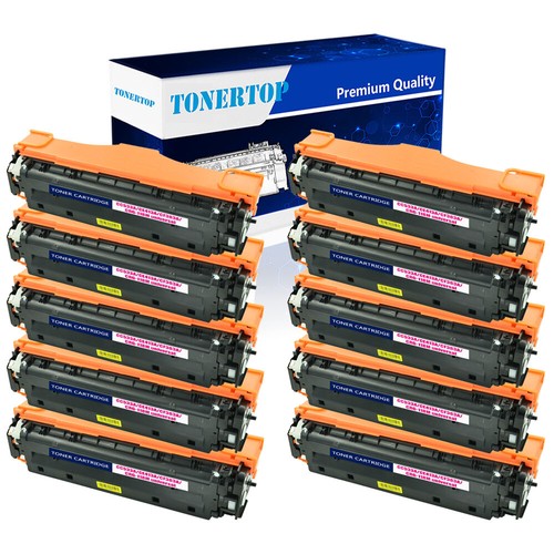 Paquete de 10 tóneres CE413A compatibles con HP 305A LaserJet Pro 300 M351a MFP M375NW