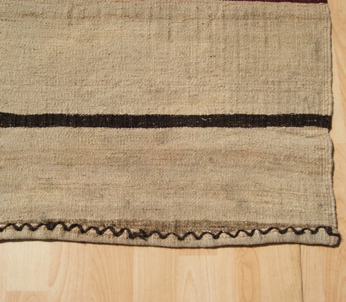 DECORACIÓN DE SALÓN KURDO KILIM LANA RECTANGULAR 30+ CORREDORES BEIGE TEJIDOS A MANO 3X7 pies - Imagen 2 de 7