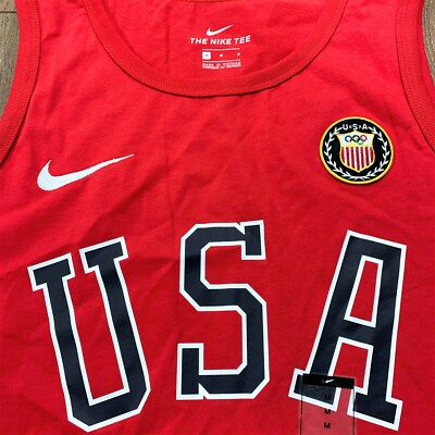 NIKE Sportswear 'Olympic Team USA' Tank Top Men's S Gym Workout