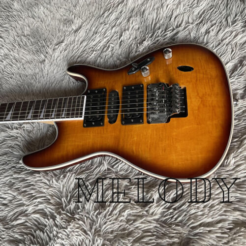 Unbranded 6 Strings Electric Guitar Maple Neck Solid Basswood Body HSH Pickups - Picture 3 of 9