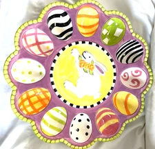 Decorative Deviled Eggs Serving Dish