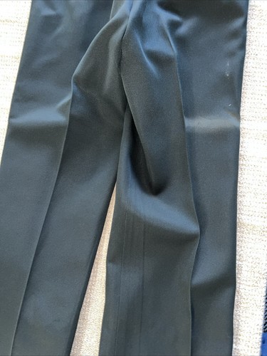 Vintage Stansbury Uniforms Male Size 26 W 30 I Marching Band Pants Black and Red - Picture 9 of 11