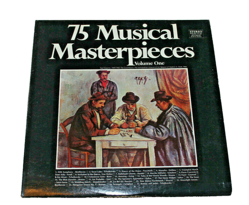 1960 Vtg "75 Musical Masterpieces Volume One" 33 rpm Set of 2 Vinyl Albums - Imagen 1 de 3