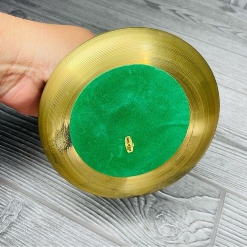 Vintage Brass Trinket dish / bowl / Ring Tray jewelry holder with dolphin design - Picture 7 of 9