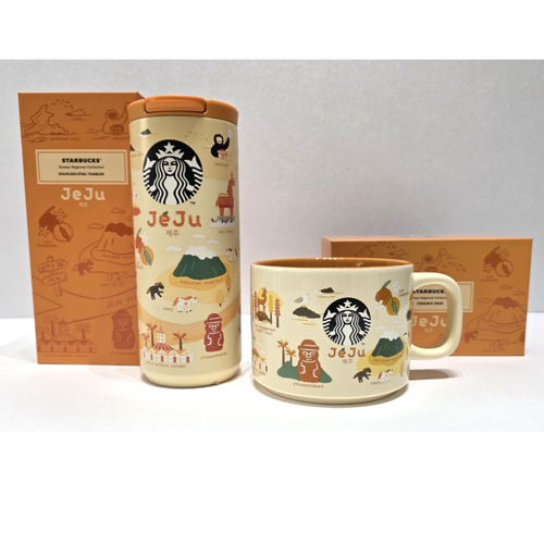 Starbucks Korea Annyeong Jeju Mug 355ml & Tumbler 355ml Design Awards 2025 - Picture 2 of 19
