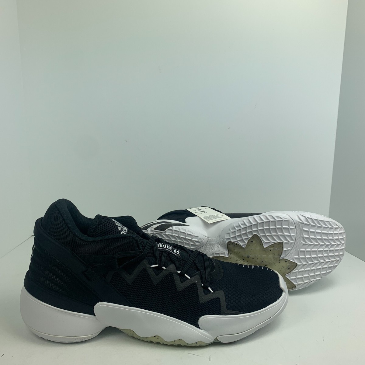 Adidas D.O.N. Issue 2 Men s Sizes Black White Donovan Basketball Shoes FW8512