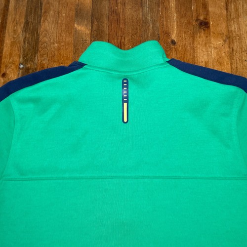Notre Dame Fighting Irish Sweater Mens Large Green Under Armour Pullover 1/4 Zip - 第 15/15 張圖片