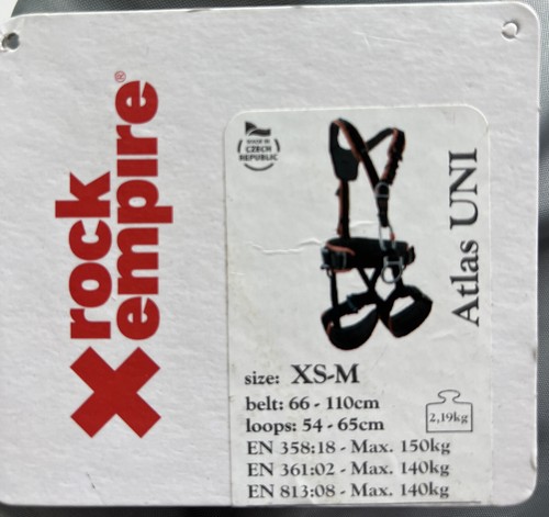 Rock Empire Atlas Uni Work Harness , Atlas Belt XS-M - Picture 3 of 3